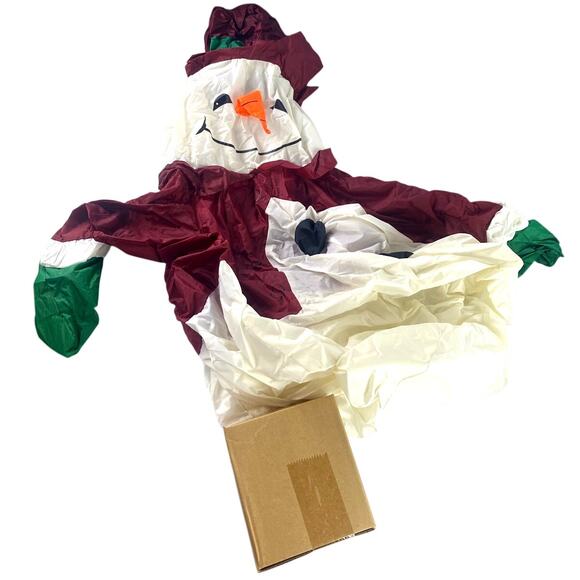 Vtg 2004 Gemmy Airblown Inflatable Christmas Snowman 4 Feet Tall New Open Box - Picture 2 of 7